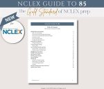 NCLEX Study Guide, NCLEX Guide to 85© Study Guide | Complete Next-Gen nclex-RN Study Plan, ngn Study Guide, Nursing Perspective