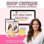 Etsy Shop Consultation, Etsy Consultation, Etsy Shop Critique, Etsy Coaching, Etsy Shop Review, Etsy Shop Help, Etsy SEO Help, Shop Audit