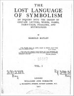 The Lost Language of Symbolism Vol. I  by Harold Bayley eBook Instant Download Vintage Public Domain Book Printer's Marks Fairy Tales PDF
