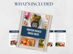 60 Protein Snacks with Resell Rights, Health Coach Lead Magnet, Nutrition Coach, Done for you, PLR ebook, Wellness Coach, Protein snacks