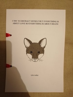 online version of i try to distract myself but everything is about love so everything is about death poetry chapbook by tyler walter