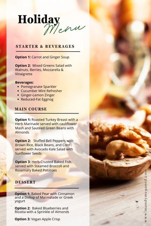 Healthy Holiday Dinner Menu: Delicious & Nutritious Options for Your Festive Feast