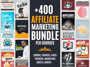 400+ PLR Courses, Huge Bundle for Affiliate Marketing Mega Pack (Ebooks, Courses, Video Training,) with private label rights