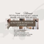 Instagram Growth Blueprint Course Master Resell Rights & Private Label Rights Instagram Growth Guide PLR MRR DFY Faceless digital marketing