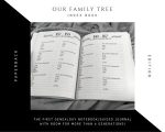 Family Tree Book BUNDLE 2 - Get 2 paperback genealogy notebooks, and 2 Beautiful Family Tree Chart JPGs to print as many times as you like