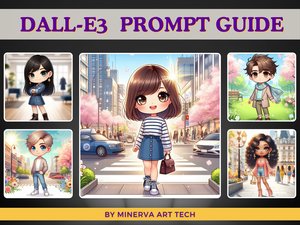 100 Chibi Character AI Art Prompts Bundle | Dalle 3 | Big-Headed Dolls | Chibi Kawaii |  Bing Creator DALL-E3 | ChatGPT | AI Art Prompt