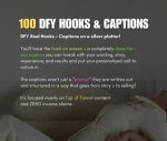 100 Done-For-You Instagram Reel Hooks and Captions | Grow your Social Media | Fully Editable Canva Template with MRR & PLR