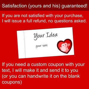 Printable Love Coupons Book for Him and Her, Valentine's Day Gift for Him and for Her, Romantic Coupons PDF, Love Coupons for Couples