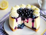 BEST Recipe Cheesecake, Lemon Blueberry Cheesecake Recipe, Digital Downloadable Desserts, Homemade Food Recipes, Dessert Recipe PDF