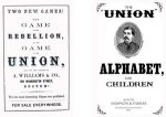 1862 The Union Alphabet for Children - US Civil War humorous ABC Book for children.  Reenacting reproduction