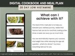 4 Weeks Low Histamine Meal Plan | 52 recipes | Grocery List | Simple Recipes| Nutritional Information