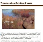 Pastel Painting Lesson Demo PDF Autumn MARSH LANDSCAPE Art Tutorial  booklet grasses,sky,clouds,water