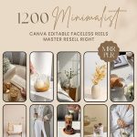 3000+ Faceless Aesthetic Videos Photo Bundle for Instagram Reels, Faceless Digital Marketing Videos Master Resell Rights, MRR/PLR, Canva