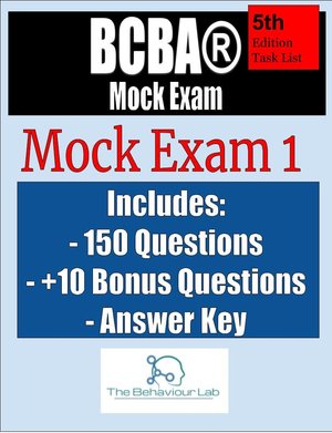 5th Edition Task List | BCBA Exam Study Guide BUNDLE | BCBA Mock Exam 1 & 2 | Explanation Guides | Definition Mock | bcba test prep