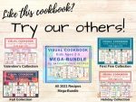 Bundle Kids Recipe Book, Preschool Cookbook Printable, Birthday Gift for Granddaughter, Montessori Homeschool Baking Activity for 2 Year Old