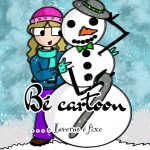 Bé cartoon...winter is cool