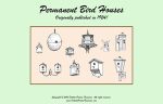 1924 Birds House Building Plans PDF DOWNLOAD Book 38 Bird Houses Feeders Sparrow Trap DIY Carpentry Bluebird Martin Wren Round Multirooms