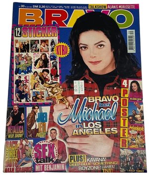 Vintage Bravo German Music Magazine July 1996 - PDF Digital Download File - Michael Jackson, Backstreet Boys, Metallica, Fugees, Bon Jovi