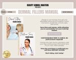 Botox & HA Fillers Training Manuals, Cosmetic Injections Training Guides, Nurse Injector Courses, Neurotoxins, Editable eBooks, Canva