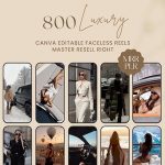 3000+ Faceless Aesthetic Videos Photo Bundle for Instagram Reels, Faceless Digital Marketing Videos Master Resell Rights, MRR/PLR, Canva