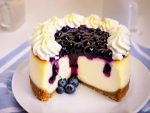 BEST Recipe Cheesecake, Lemon Blueberry Cheesecake Recipe, Digital Downloadable Desserts, Homemade Food Recipes, Dessert Recipe PDF