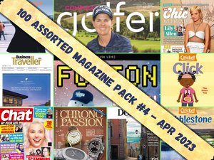 Exclusive 100 Assorted Magazines BUNDLE #4 April 2023 Release Digital Issue Magazines Tech, Finance, Gaming, Home, Gardening, Celebrity Mags