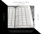 Family Tree Book BUNDLE 2 - Get 2 paperback genealogy notebooks, and 2 Beautiful Family Tree Chart JPGs to print as many times as you like