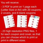 Printable Love Coupons Book for Him and Her, Valentine's Day Gift for Him and for Her, Romantic Coupons PDF, Love Coupons for Couples