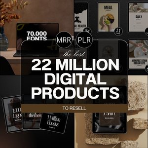 22 Million Digital Products to Sell | Master Resell Rights Products | Digital Products Bundle | PLR Bundle Digital Products | Passive Income