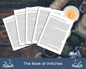 The Book of Witches by Oliver Madox Hueffer - Historical Exploration of Witchcraft - Vintage Grimoire eBook - Facts & Cultural Lore