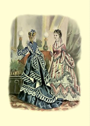 1786 ~ 1912 PARIS LONDON FASHIONS 155 Full Page Colored Images of Dresses Perfect for Costume Designers Printable 394 Pages Instant Download