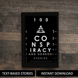 100 Conspiracy and Horror stories / digital, printable, ebook