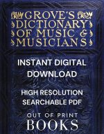 Grove's Dictionary of Music and Musicians Vol. 1-5 | 1879-1889 | Complete Volume Set | Instant PDF Book Download | Illustrated Encyclopedia