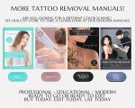 Laser Tattoo Removal Training Manual, Tattoo Removal Guide, Laser Tattoo Training Manual, Laser Clinic Tattoo Removal Course, Edit in Canva