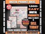 1000 Digital Products Ideas To Create And Sell Today For Passive Income,Etsy SEO Guide for Etsy Search Engine Optimization