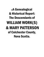 William Work(s) & Mary Patterson eReport