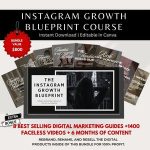 Instagram Growth Blueprint Course Master Resell Rights & Private Label Rights Instagram Growth Guide PLR MRR DFY Faceless digital marketing