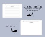 Digital recipe book to fill out | German recipe book | GoodNotes cookbook