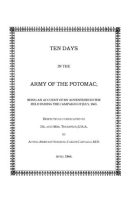 1864 Ten days in the Army of the Potomac: adventures in the field  July 1863 - Reenacting reproduction