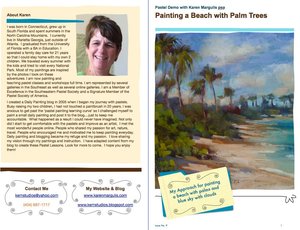 NEW! Set of 5  Pastel Painting Lesson Demo Art Tutorial  PDF booklet Karen Margulis psa PART 2