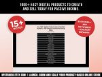 1000 Digital Products Ideas To Create And Sell Today For Passive Income, Etsy Digital Downloads Small Business Ideas and Bestsellers to Sell