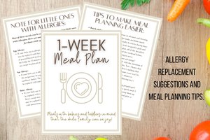 1-Week Baby/Toddler Meal Plan | Grocery List | Meal Plan Recipe Cards | Baby-led Weaning & Toddler Eating