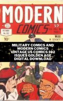 Military Comics and Modern Comics Vintage Us Comics 102 Issues Golden Age Digital Download-CBR Format