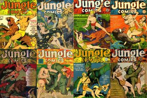 163 Issues Jungle Comics 1940-1954, Complete Run, Digital Download, Golden Age Adventure, Exotic Tales, Ultimate Collector's Set