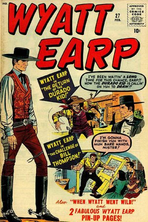 107 Wyatt Earp Comics Collection Classic Comic Books, Wild West Sheriff Collection Vintage Comics Digital Download