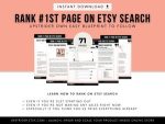 How To Sell Products And Rank 1st On Etsy Search Page, Etsy Shop Seller Help Selling Guide, How To Rank On Etsy Shop Seller Handbook