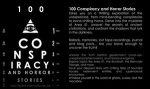 100 Conspiracy and Horror stories / digital, printable, ebook