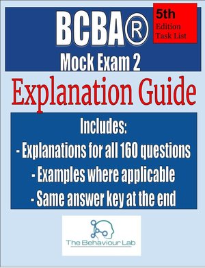 5th Edition Task List | BCBA Exam Study Guide BUNDLE | BCBA Mock Exam 1 & 2 | Explanation Guides | Definition Mock | bcba test prep