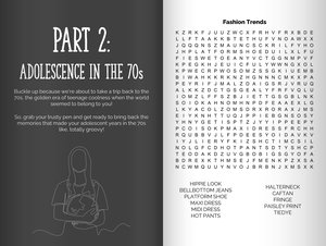 Born in the 60s Printable Activity Book for Adults - Mixed Puzzle Book about Growing Up in the 60s and 70s - Perfect Book for Turning 60