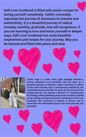 Self-Love Cookbook PDF Digital Downloadable BOOK, Inspirational Poems, Journey of Healing and Self-Love, Booklover Gift